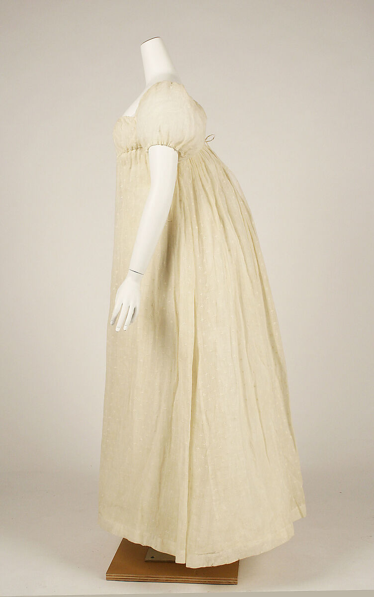 Dress, cotton, American