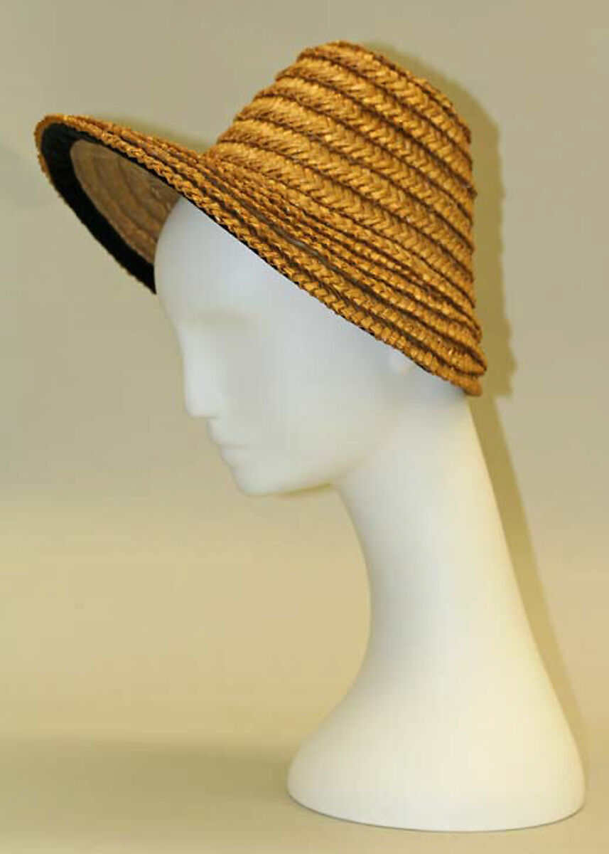 Bathing suit, Kennedy Bros., (a, b) wool
(c, d) cotton
(e) straw, American