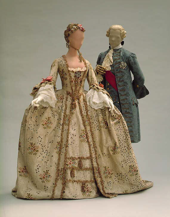 Robe à la française, silk, French