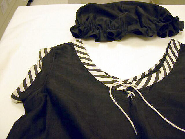 Bathing suit, (a–c) cotton; (d,e) silk, American