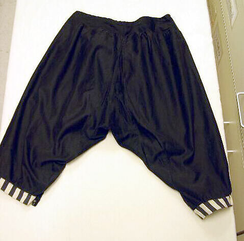 Bathing suit, (a–c) cotton; (d,e) silk, American