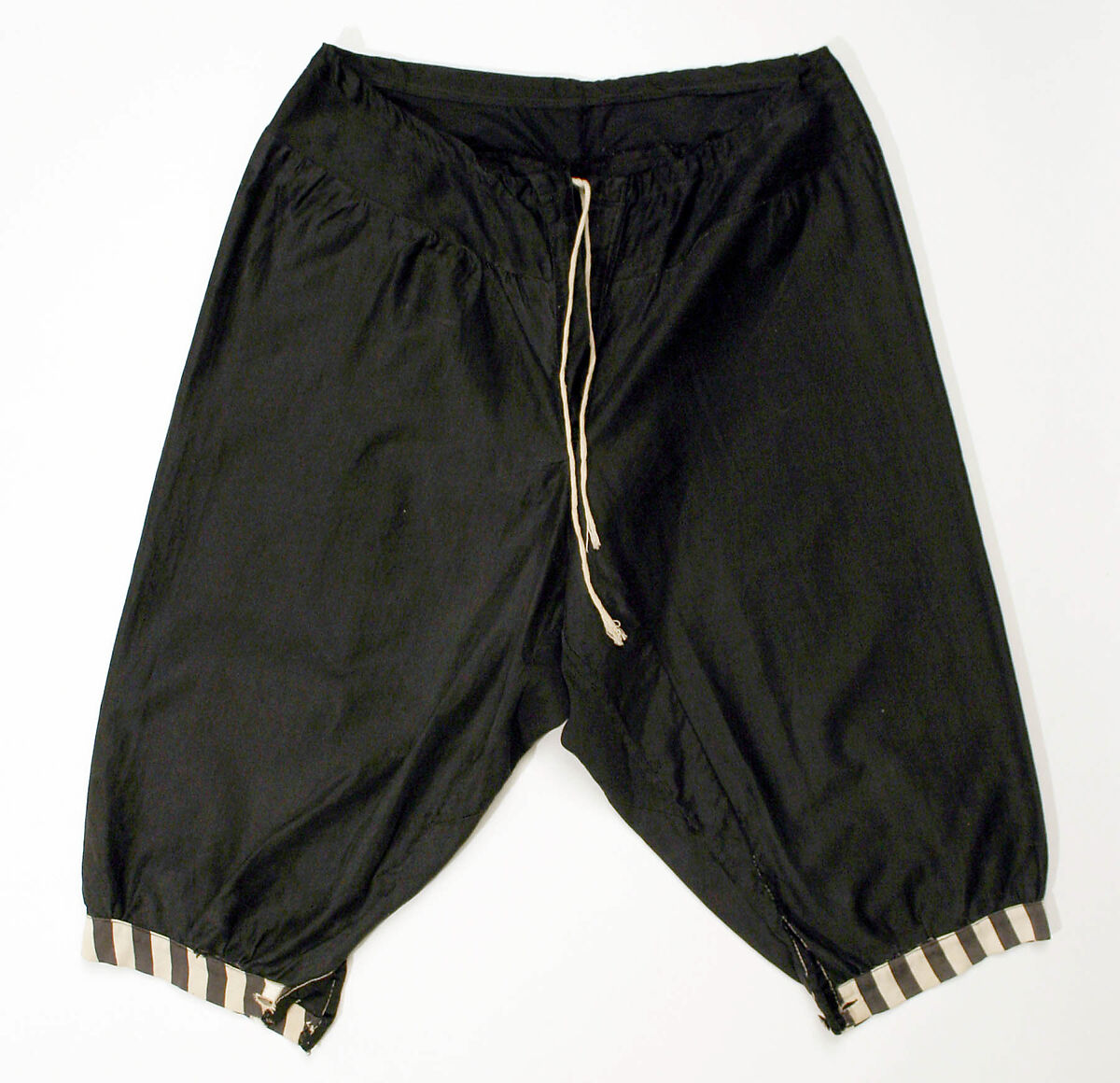 Bathing suit, (a–c) cotton; (d,e) silk, American