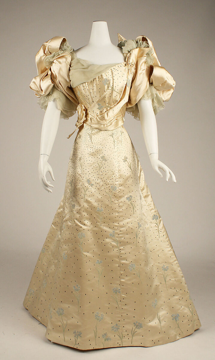 Ball gown, House of Worth  French, silk, French