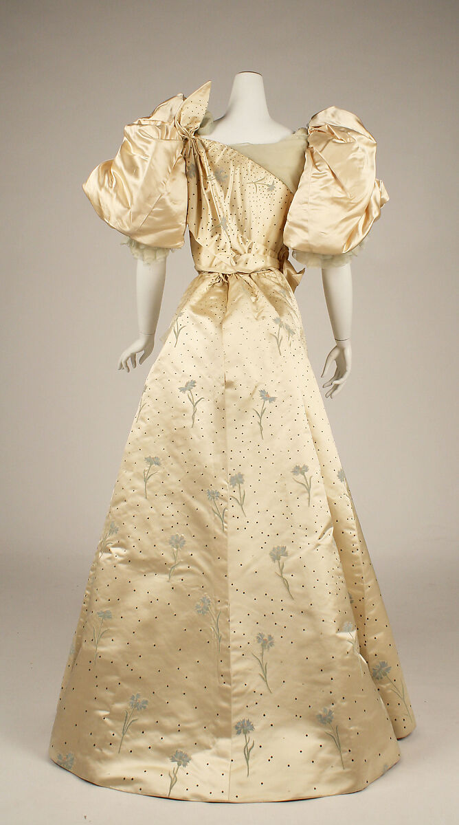 Ball gown, House of Worth (French, 1858–1956), silk, French