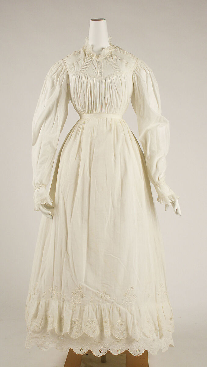 Dress, cotton, British 