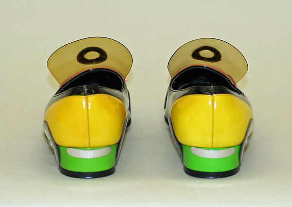 Shoes, Katharina Denzinger, plastic (polyurethane, polyvinyl chloride), leather, American