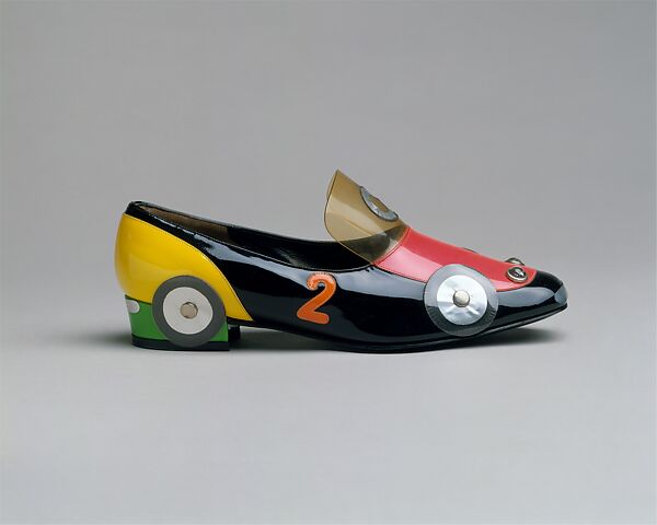 Shoes, Katharina Denzinger, plastic (polyurethane, polyvinyl chloride), leather, American 