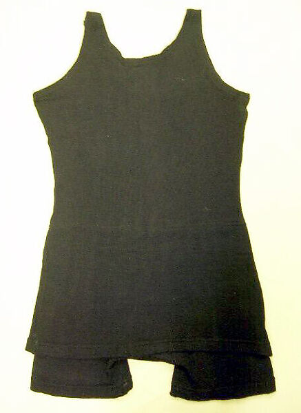 Bathing suit, Annette Kellerman (American), wool, American