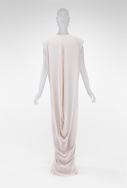 Ensemble, Rick Owens (American, born 1961), (a) cotton, (b) acetate, silk, (c, d) leather, rubber, American