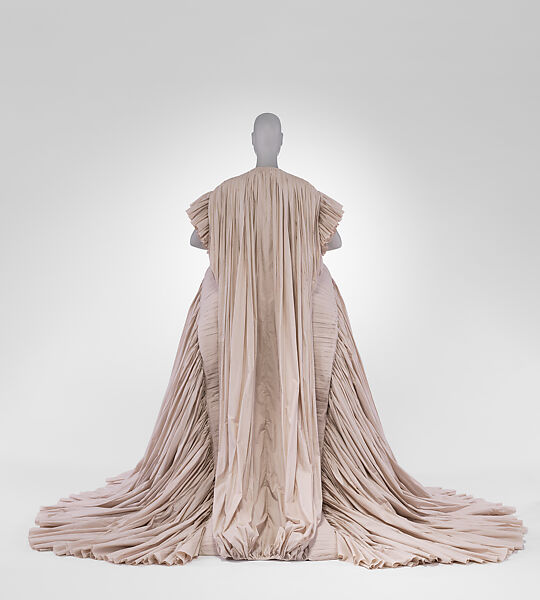 Ensemble, Rick Owens (American, born 1961), (a) cotton, (b) acetate, silk, (c, d) leather, rubber, American