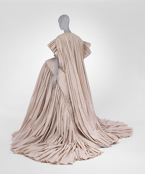 Ensemble, Rick Owens (American, born 1961), (a) cotton, (b) acetate, silk, (c, d) leather, rubber, American