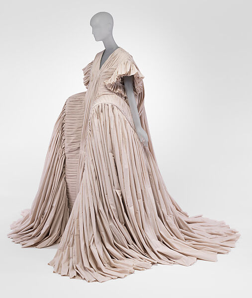 Ensemble, Rick Owens (American, born 1961), (a) cotton, (b) acetate, silk, (c, d) leather, rubber, American