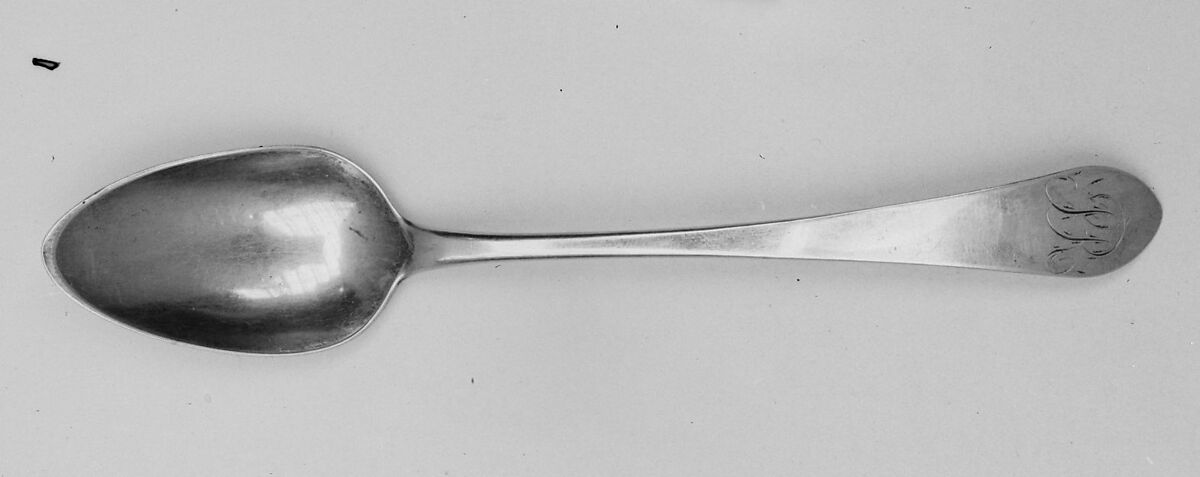 Tea Spoon, Nathaniel Coleman (1765–1842), Silver, American 