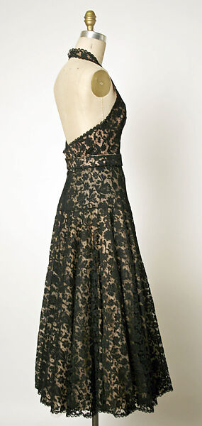 Evening ensemble, Jacques Fath (French, 1912–1954), (a–c) cotton, rayon, French