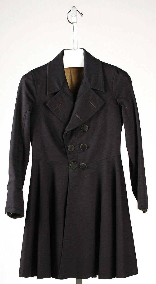 Frock coat, wool, American 