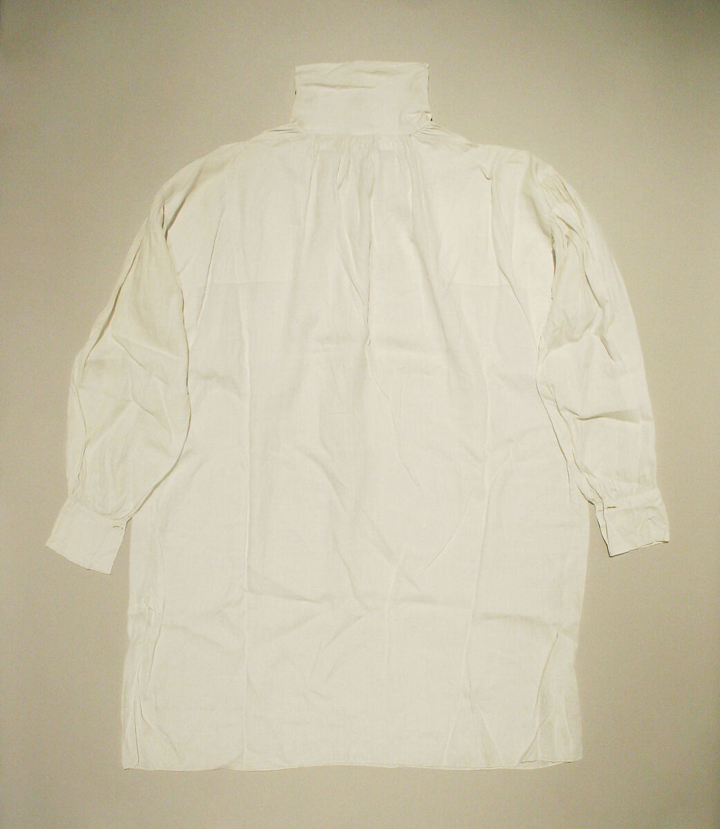 Shirt, linen, American