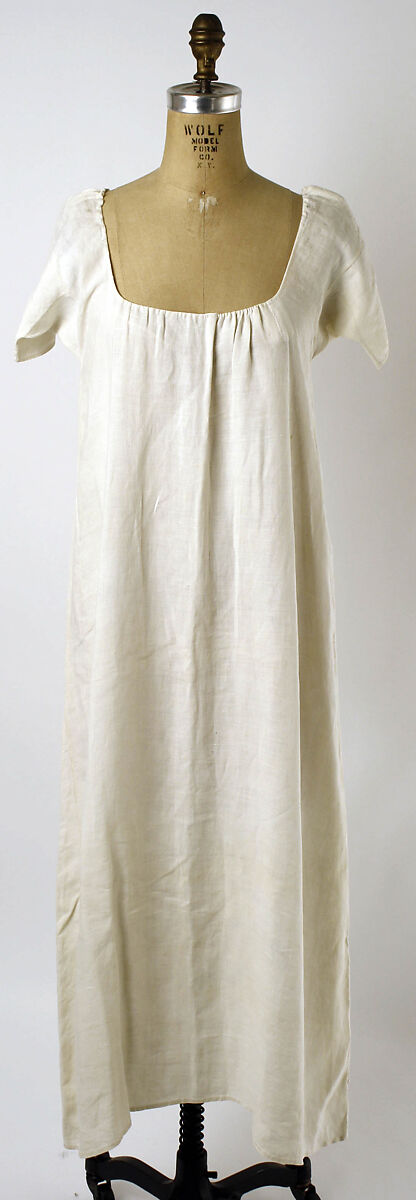 Chemise, linen, French 