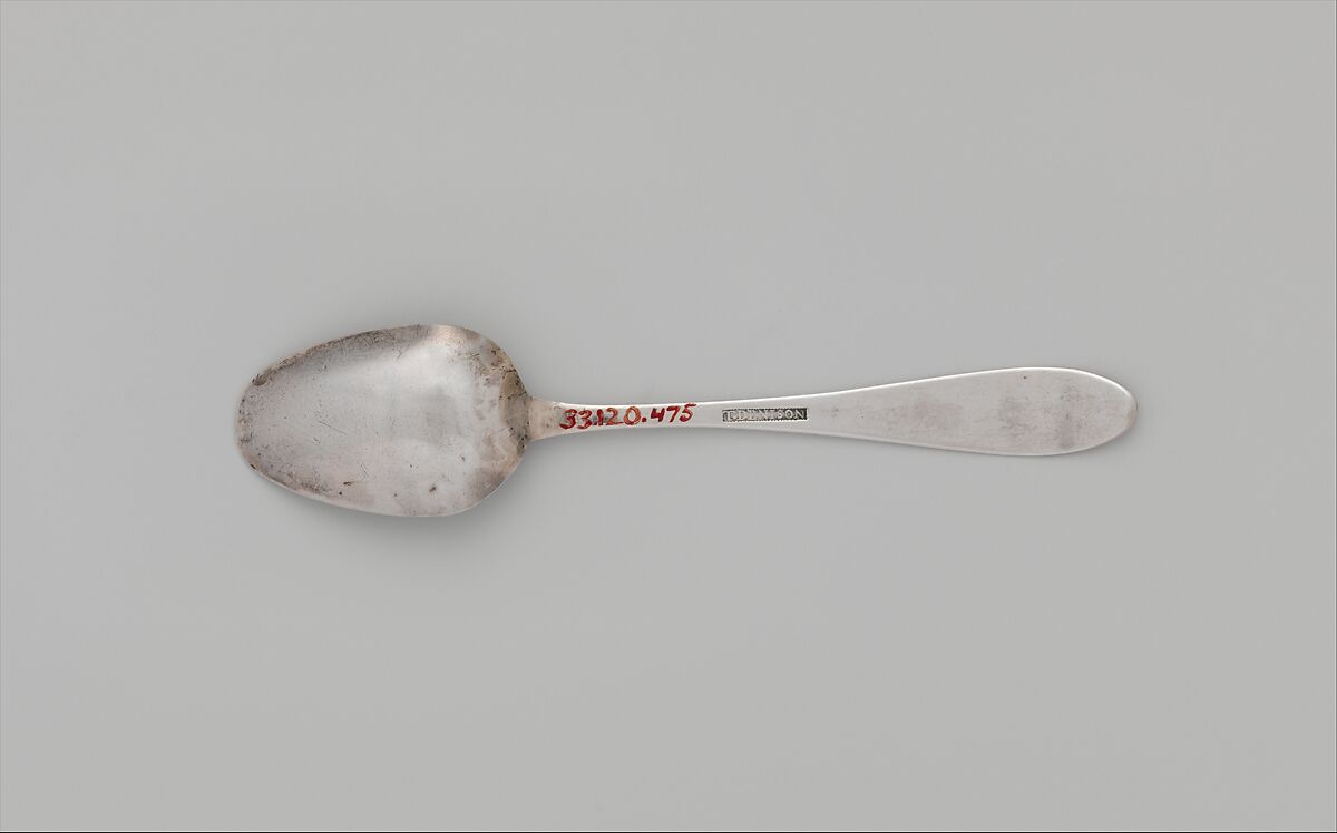 Tea Spoon, T. Denison (active ca. 1790), Silver, American