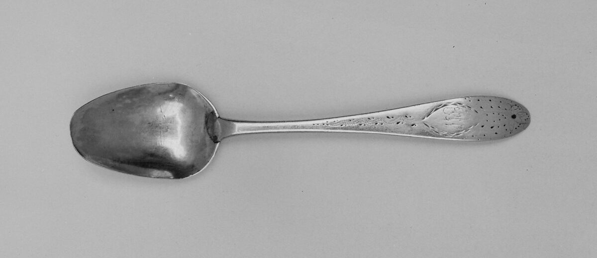 Tea Spoon, T. Denison (active ca. 1790), Silver, American 