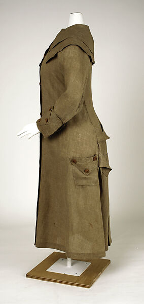 Duster, linen, American