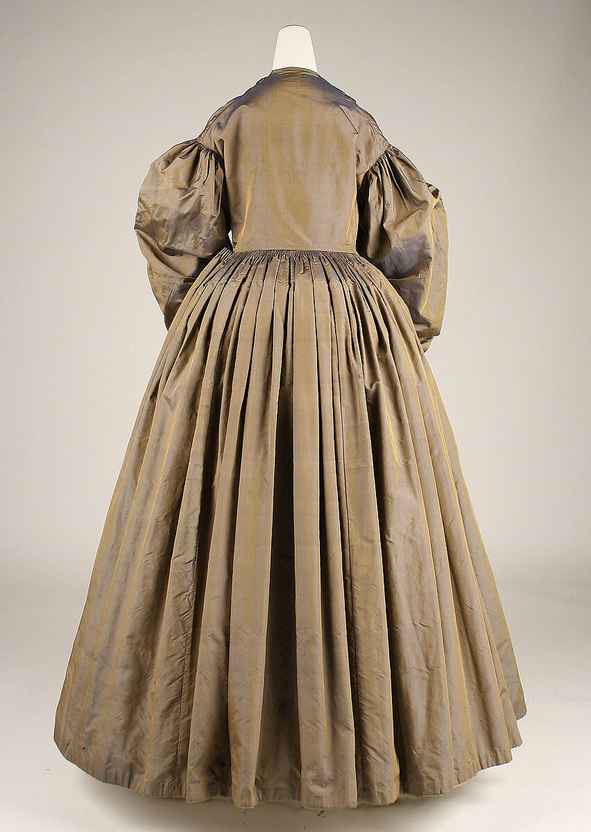 Dress, silk, American