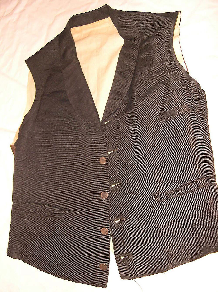 Wedding suit, (a) Byram &amp; Son (American), (a, c) wool
(b) silk, cotton, American