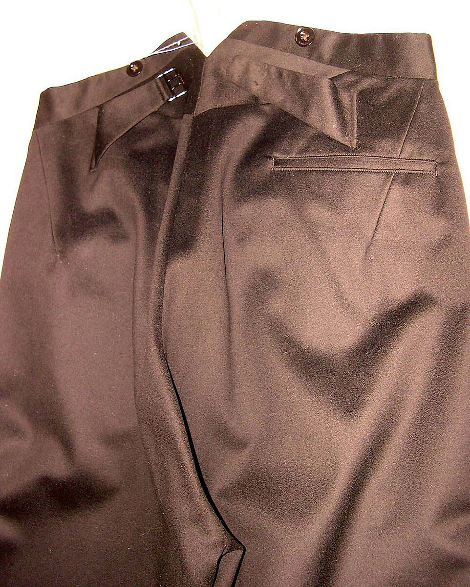 Wedding suit, (a) Byram &amp; Son (American), (a, c) wool
(b) silk, cotton, American