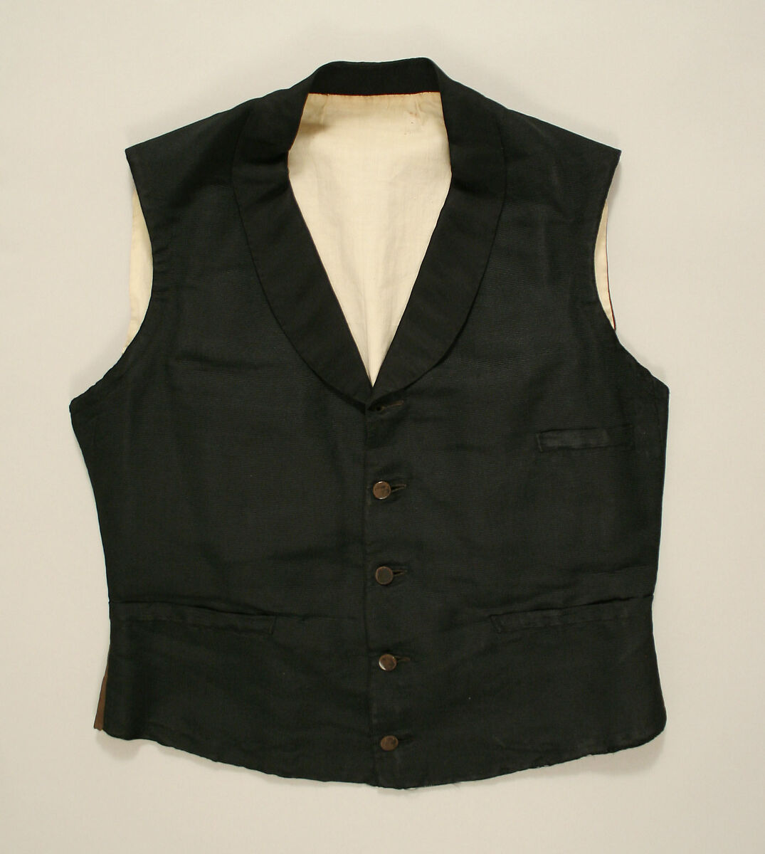 Wedding suit, (a) Byram &amp; Son (American), (a, c) wool
(b) silk, cotton, American