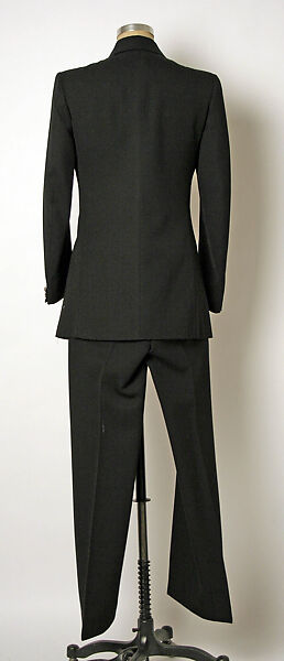 Suit, polyester, German