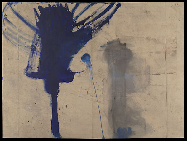 Portrait of God (from the Mutant Kings series), Julian Schnabel (American, born Brooklyn, New York, 1951), Oil, dirt, and wax on canvas tarpaulin 