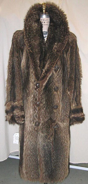 Vintage mens 2024 raccoon coat