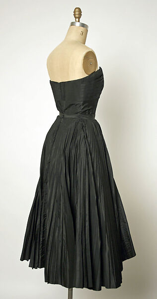 Cocktail dress, Jacques Fath (French, 1912–1954), silk, nylon, French