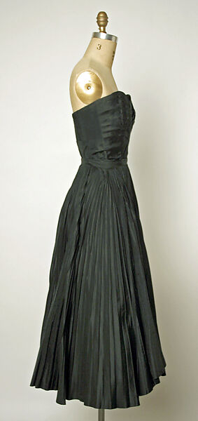 Cocktail dress, Jacques Fath (French, 1912–1954), silk, nylon, French