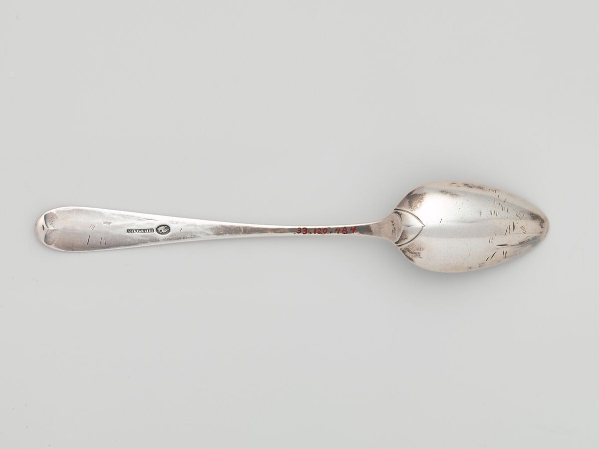 Tea Spoon, Isaac Hutton (American, New York 1766–1855 Albany, New York), Silver, American