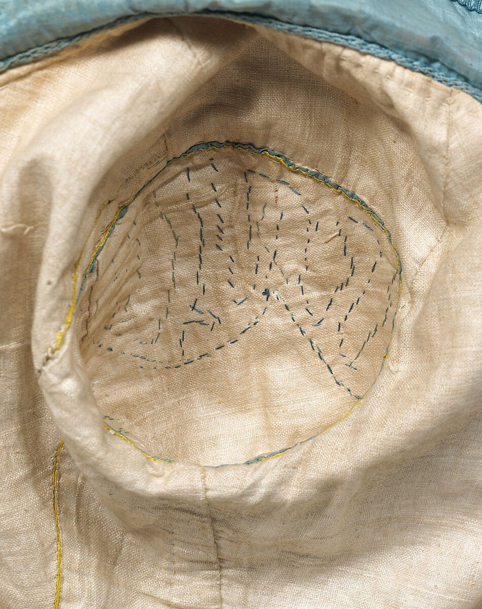 Robe à la Circassienne, silk, probably Italian