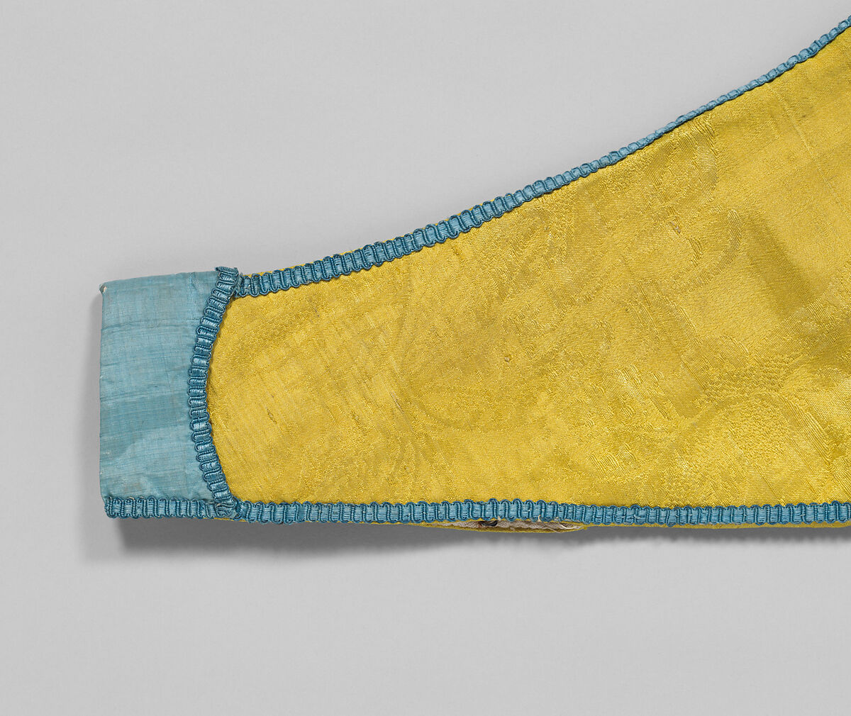 Robe à la Circassienne, silk, probably Italian