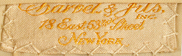 Robe, Charvet et Fils (French), flax, synthetic fiber, French