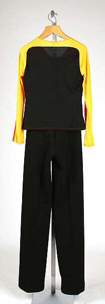 Ensemble, Stephen Burrows (American, born 1943), wool, synthetic fiber, American