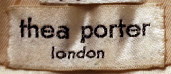 Dress, Thea Porter (British (born Israel), Jerusalem 1927–2000 London), silk (?) or silk blend, British