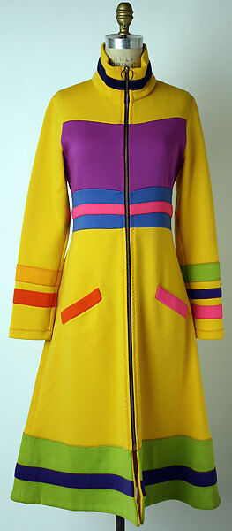 Coat, Stephen Burrows (American, born 1943), wool, American 