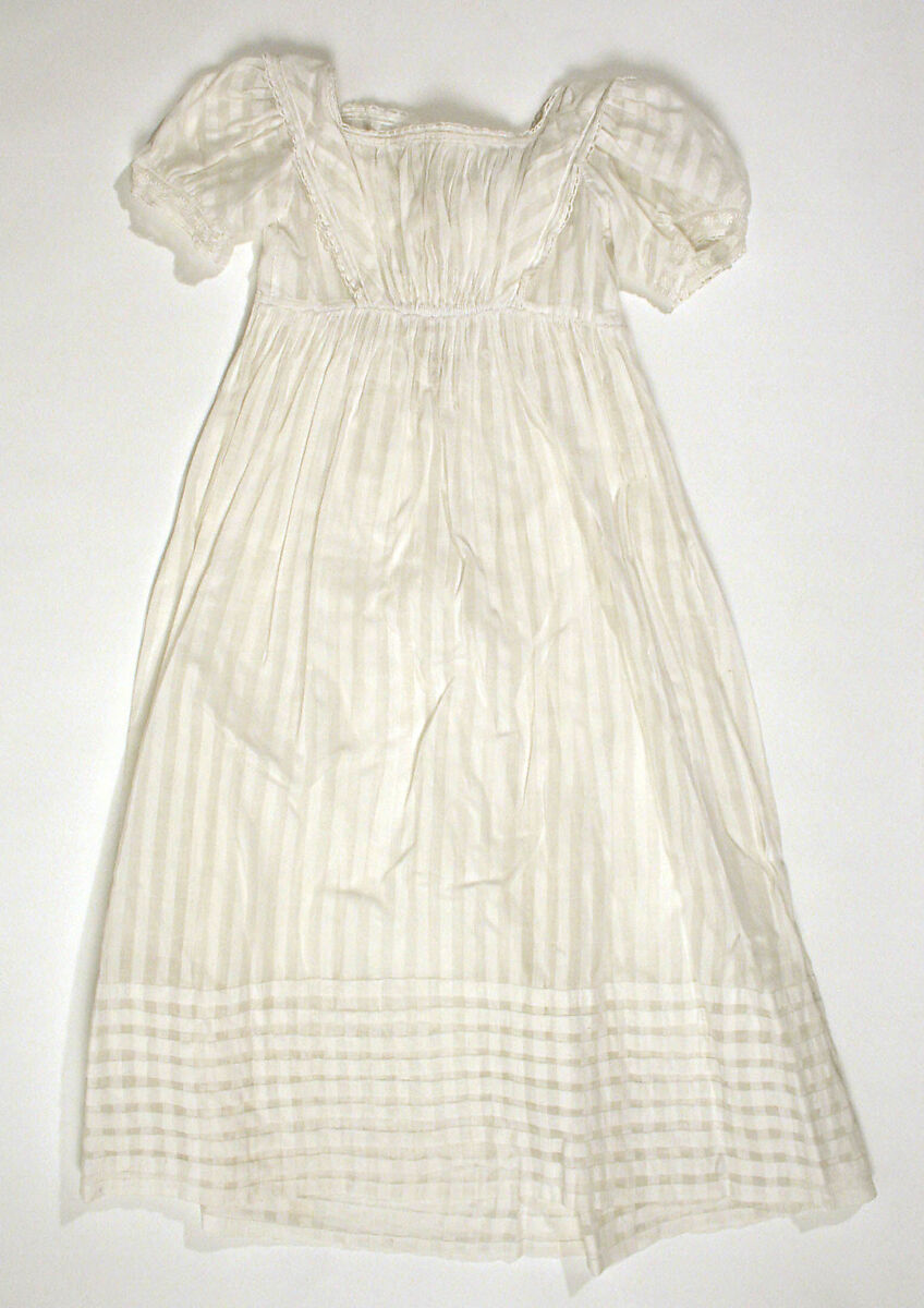 Dress, cotton, American or European 