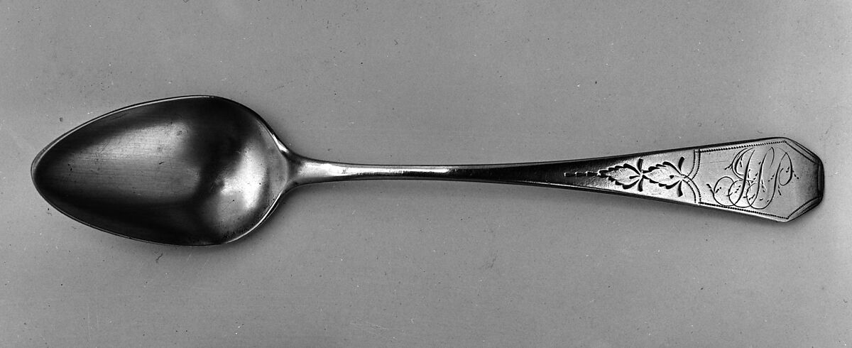 Tea Spoon, Thaddeus Keeler (active ca. 1803–15), Silver, American 