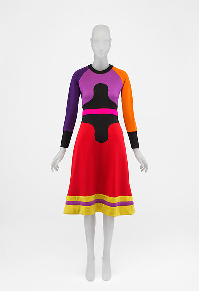 Dress, Stephen Burrows (American, born 1943), Wool, American 