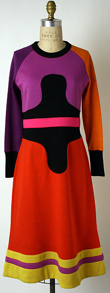 Dress, Stephen Burrows (American, born 1943), Wool, American