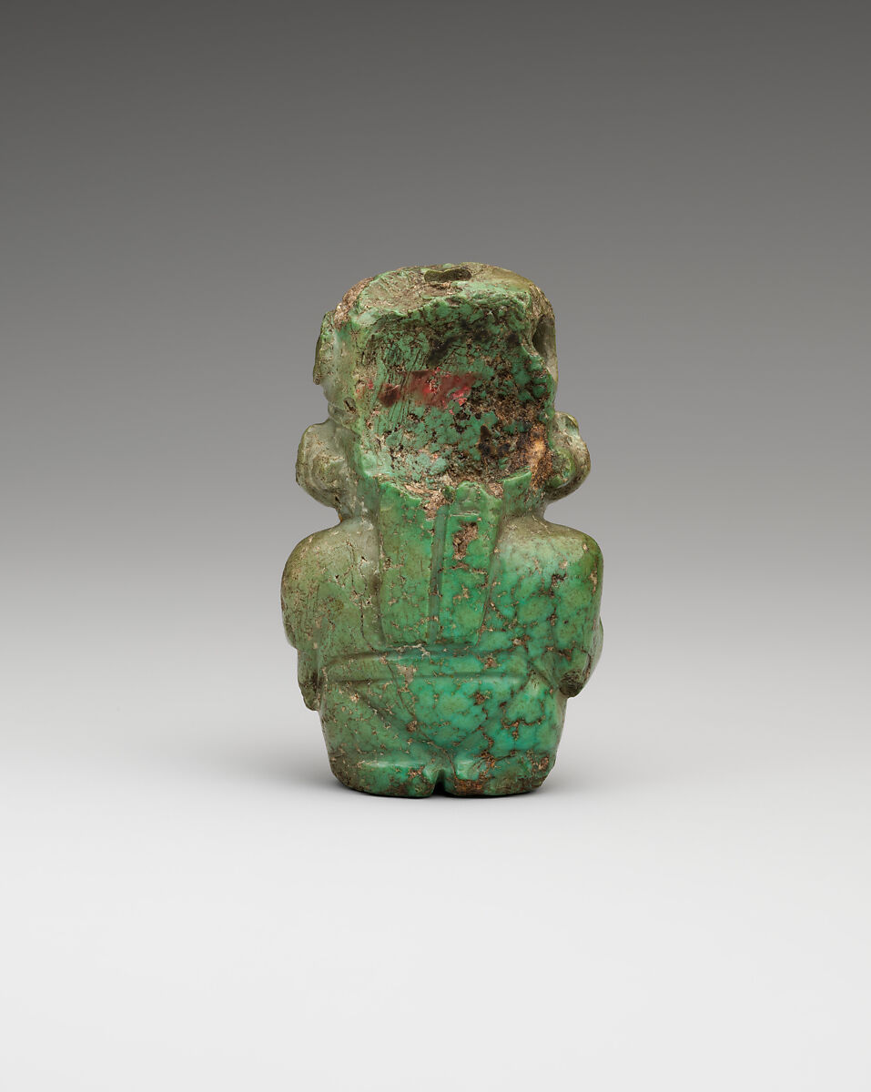 Figurine, Wari artist(s), Turquoise, Wari