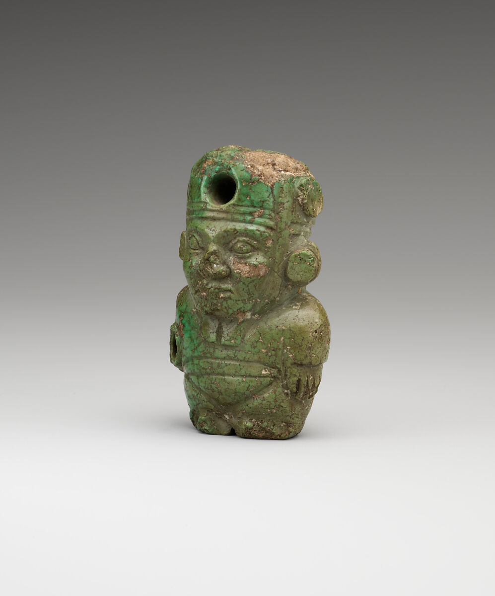 Figurine, Wari artist(s), Turquoise, Wari