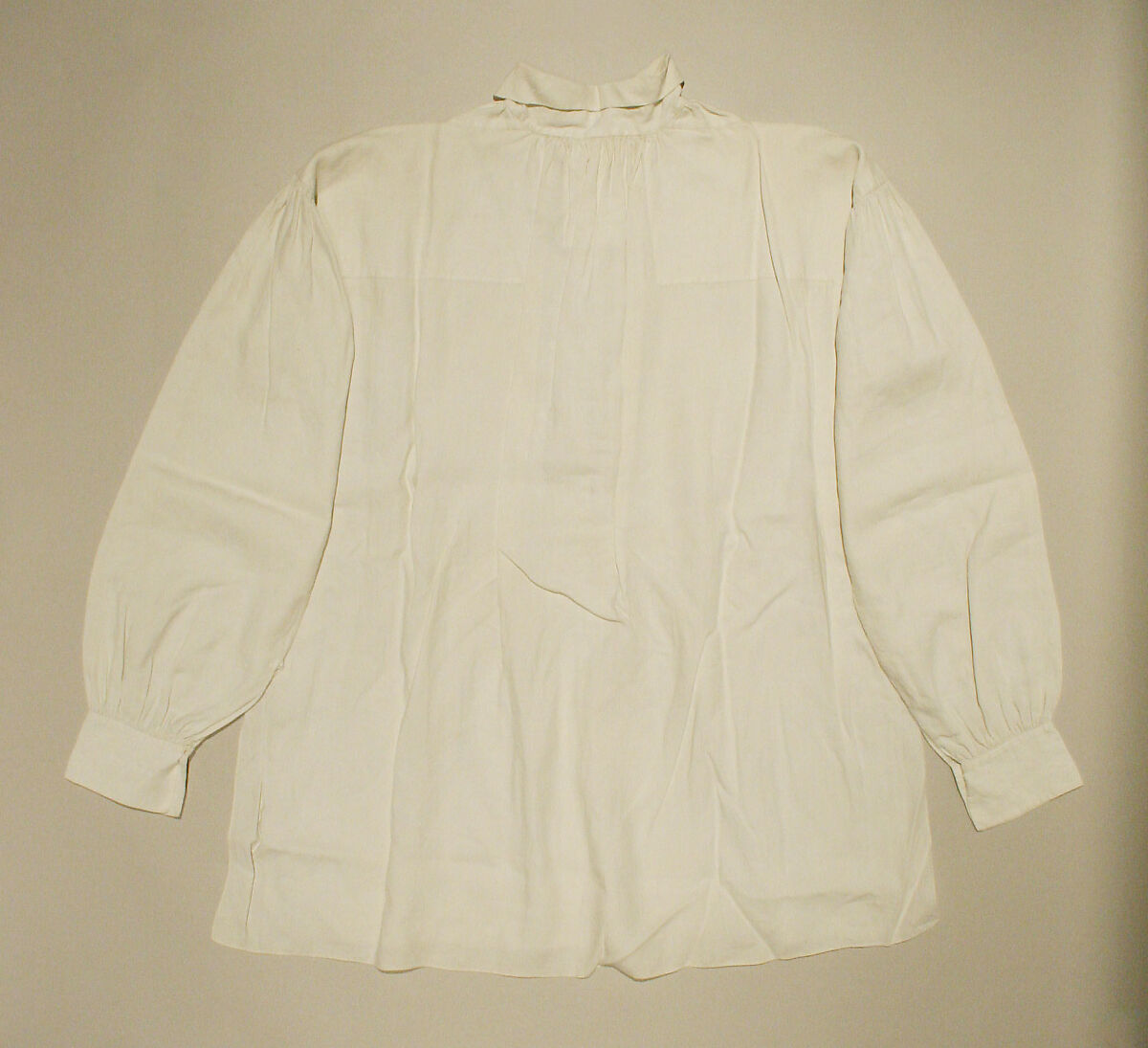 Shirt, linen, American