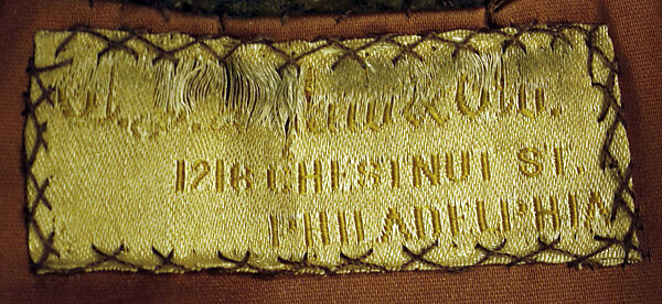 Coat, wool, American