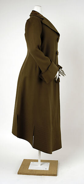 Coat, wool, American