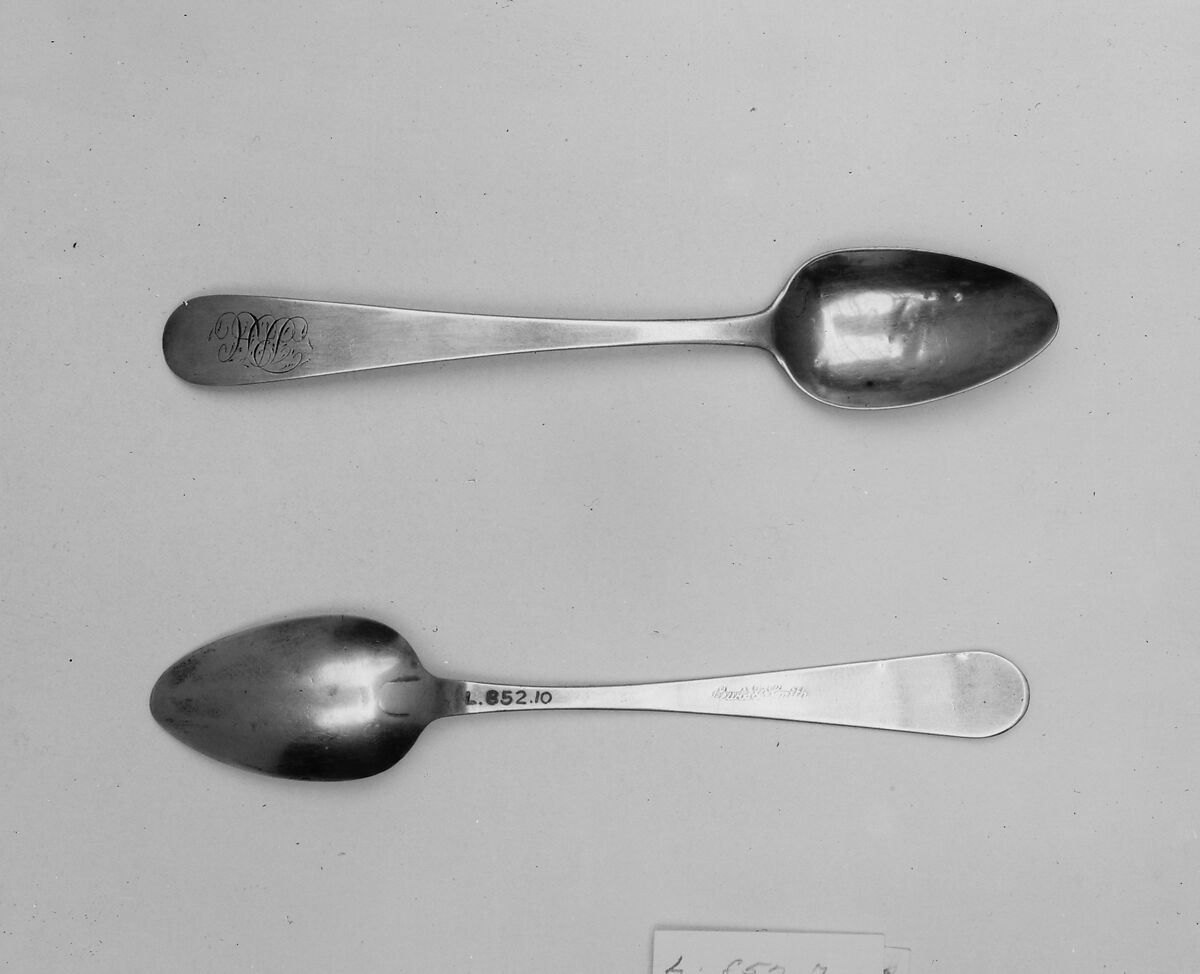 Tea Spoon, Lewis and Smith (active ca. 1805–11), Silver, American